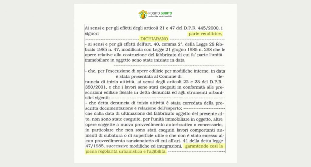 estratto di rogito