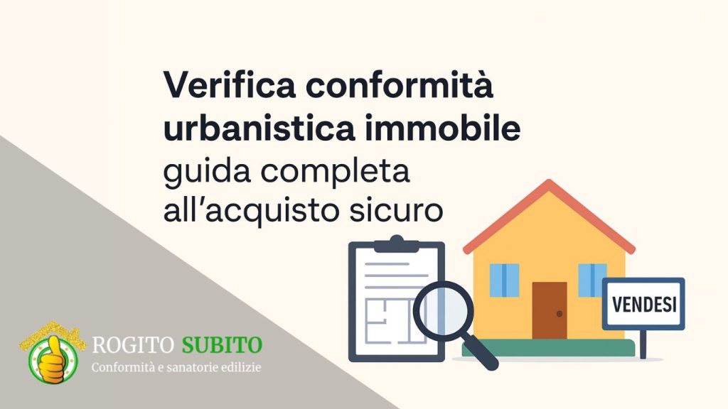 Verifica conformità urbanistica immobile prima di comprare casa